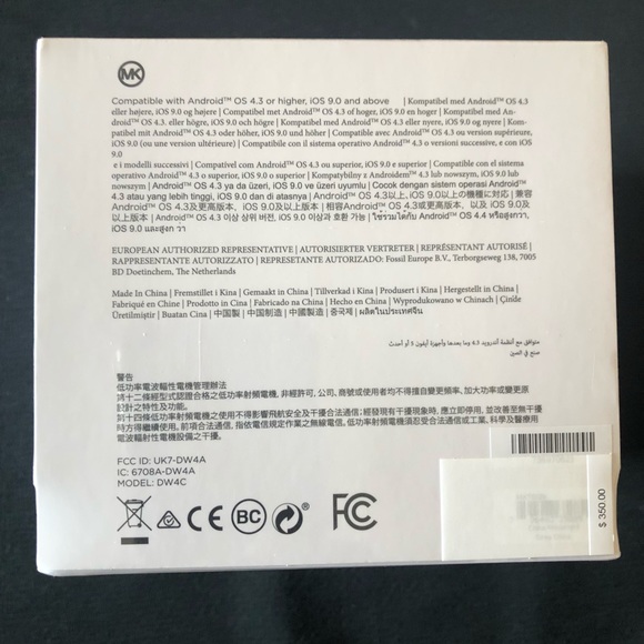 ⌚️Michael Kors Access Grayson Smartwatch Black - Picture 2 of 7